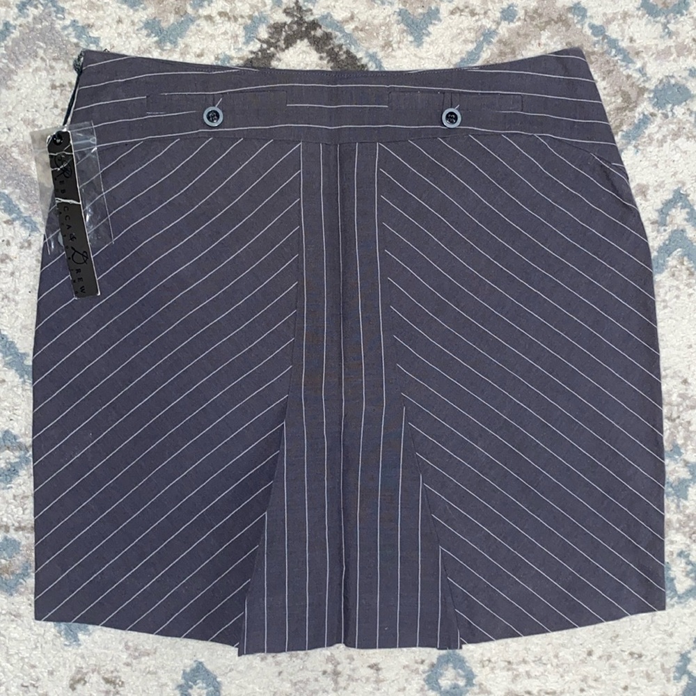 Rebecca and Drew striped mini skirt sz 8
